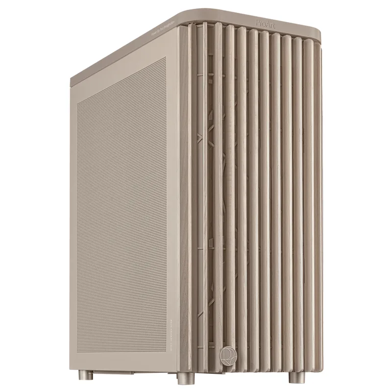 ProArt PA401 Wood Edition Beige Mesh Panel - Behuizing de ASUS – photo produit