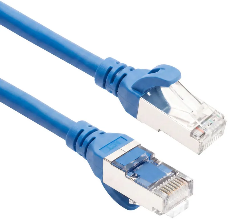 15 meter TPE S/FTP CAT6A ultra-flex patchkabel snagless met RJ45 connectoren FC2615 by ACT in Blue – product photo
