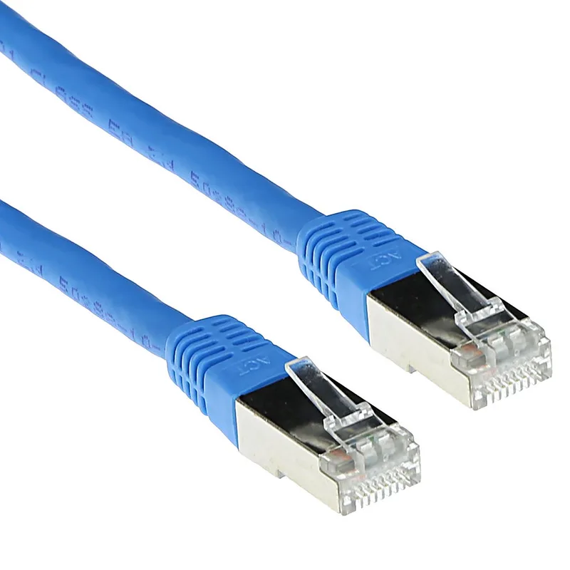 3 meter LSZH SFTP CAT6 patchkabel met RJ45 connectoren FB9603 by ACT in Blue – product photo