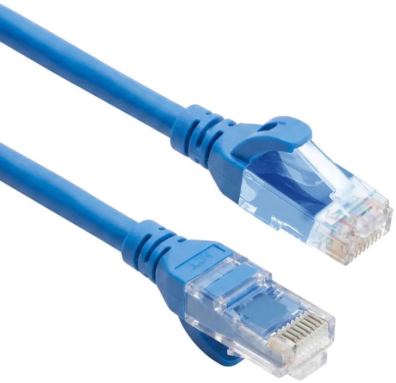 Blauwe 2 meter TPE U/UTP CAT6A ultra-flex patchkabel snagless met RJ45 connectoren FC1602 by ACT in Blue – product photo