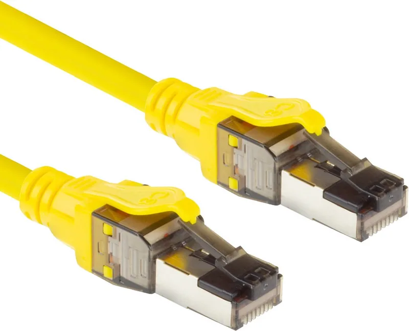 CAT8 sFTP kabel 3 meter van ACT in Geel – productfoto