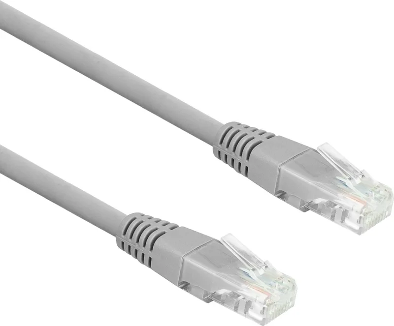 Eminent Grijze 5 meter U/UTP CAT6 patchkabel met RJ45 connectoren IM8005 från ACT i Grå – produktbild