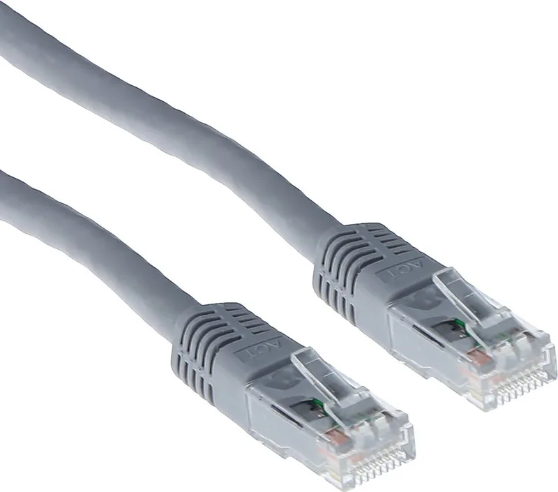 Grijze 25 meter U/UTP CAT5E patchkabel met RJ45 connectoren IB6025 by ACT in Grey – product photo