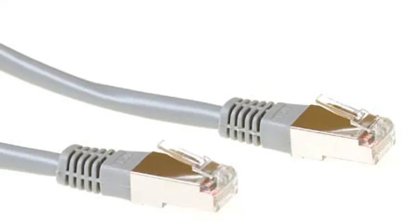 Grijze 5 meter F/UTP CAT5E patchkabel met RJ45 connectoren IB7105 von ACT in Grau – Produktfoto