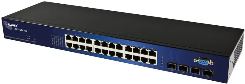ALL-SG8428M ALL-SG8428M Netwerk switch 24 + 4 poorten från ALLNET – produktbild