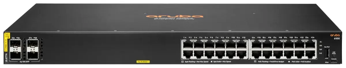 JL677A#ABB JL677A#ABB Netzwerk Switch 24 Port 128 Gbit/s van Aruba – productfoto