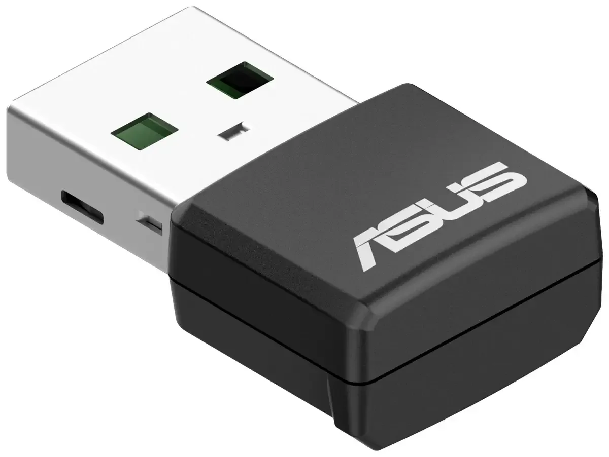 ASUS USB-AX55 Nano, netwerkadapter, USB 2.0 wifi-stick 1800 MBit/s van ASUS – productfoto