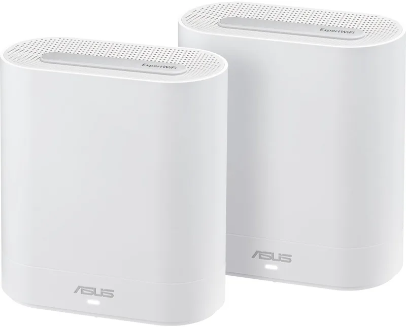 ExpertWiFi EBM68 - Mesh WiFi - Tri-band - Wi-Fi 6 - AX7800 - 2-Pack by ASUS in Transparent – product photo