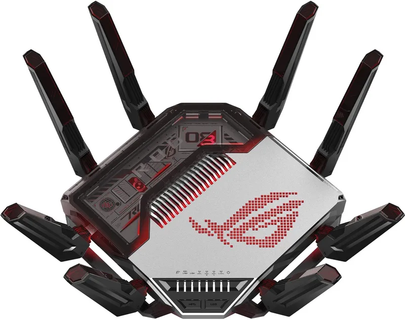 ROG Rapture GT-BN98 - Gaming Router - Quad-Band - WiFi 8 by ASUS in Black – product photo