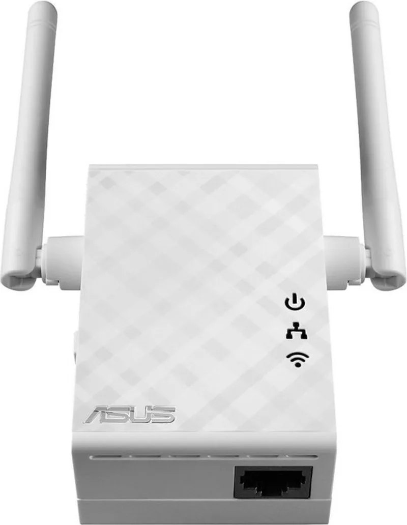 RP-N12 - WiFi Repeater - 300 Mbps - WiFi 4 von ASUS in Weiß – Produktfoto