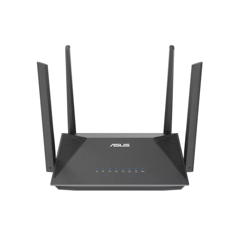 RT-AX52 AX1800 AiMesh draadloze router Gigabit Ethernet dual-band (2.4 GHz / 5 GHz) zwart by ASUS – product photo