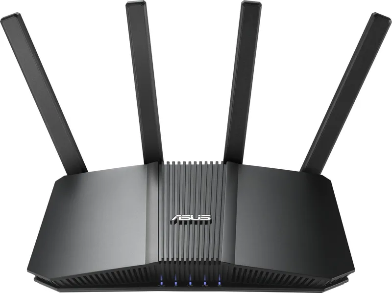 RT-BE82U - Draadloze Router - WiFi Versterker - WiFi 7 - 6500 Mbps - Dual-Band van ASUS in Zwart – productfoto