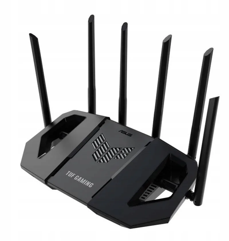 TUF Gaming BE6500 - Gaming Router - WiFi Versterker - WiFi 7 - Dual-Band - 2.5Gbps port - 6500 Mbps von ASUS in Schwarz – Produktfoto