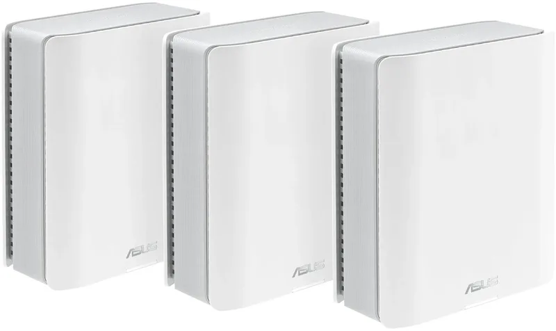 ZenWiFi BT10 - Mesh WiFi - WiFi Versterker - Tri-band - WiFi 7 - 10G Poorten - 3-Pack von ASUS in Weiß – Produktfoto