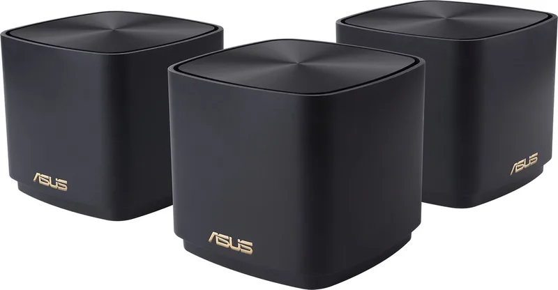ZenWiFi XD4 Plus - AiMesh - Mesh Wifi - 3-pack - Wandmontage van ASUS in Zwart – productfoto