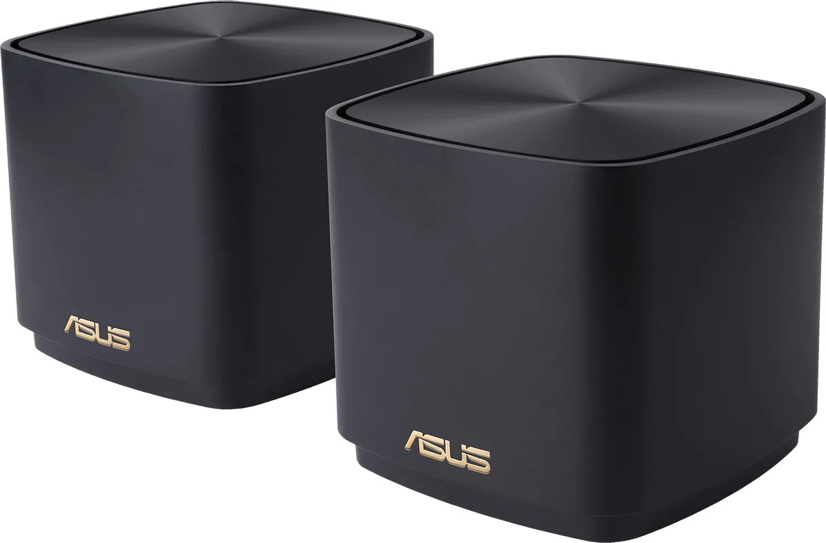 ZenWiFi XD4 Plus - Mesh Wifi - WiFi Versterker - 2-pack - Wandmontage de ASUS en Noir – photo produit
