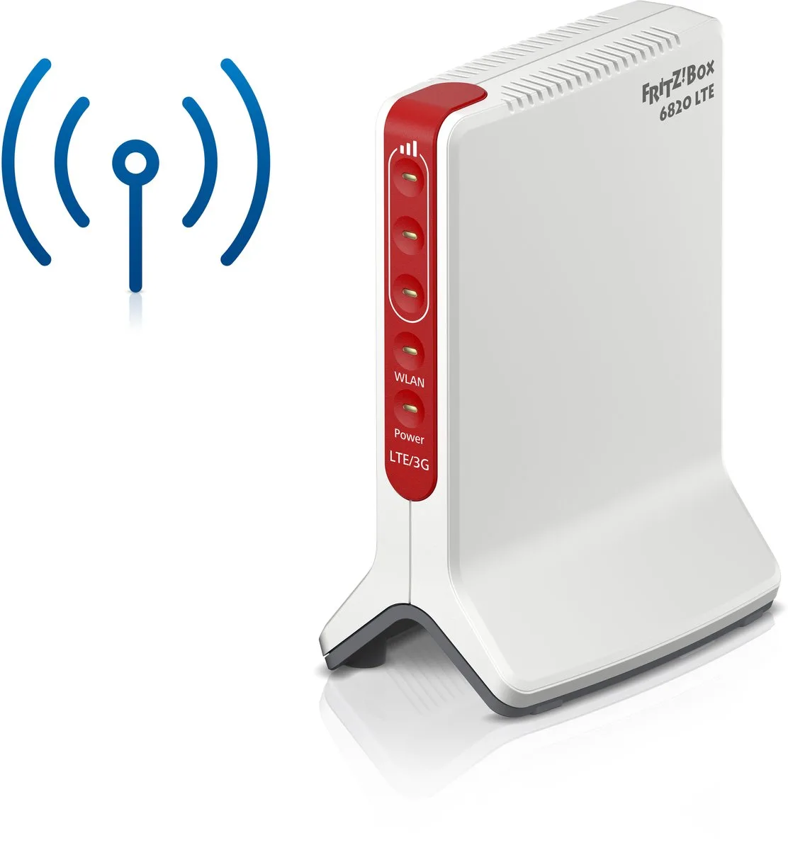 FRITZ!Box 6820 LTE - Draadloze Router - Single-Band - 4G - Internationaal Edition de AVM en Rouge – photo produit