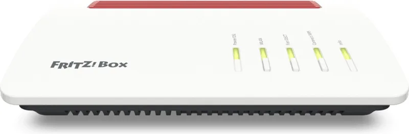 FRITZ!Box 7590 AX - Router - Mesh - WiFi Repeater - Dual-Band - AX WiFi 6 - 1200 + 2400 Mbps de AVM en Blanc – photo produit