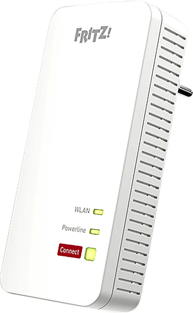 FRITZ!Powerline 1240 AX 1200 Mbit/s Ethernet/LAN WLAN Weiß 1 Stück(e) (20003023) de AVM en Noir – photo produit