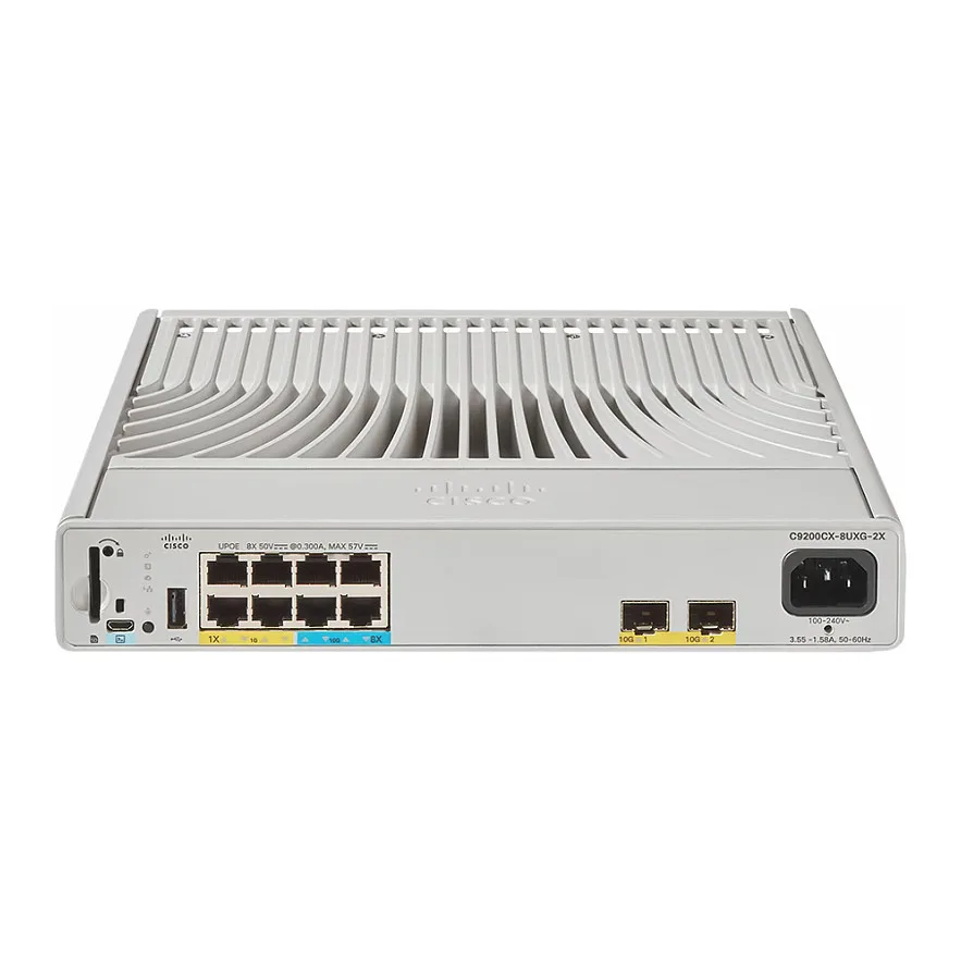 Catalyst C9200CX-8UXG-2X-A network switch von Cisco – Produktfoto