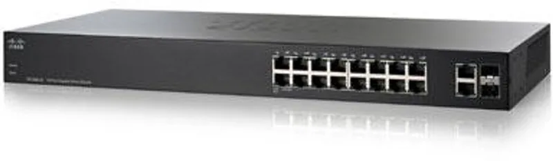 Switch/24-Port 10/100 Poe+Managed Eu van Cisco in Zwart – productfoto