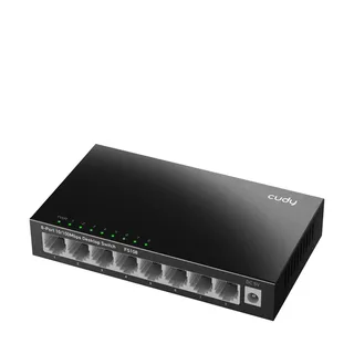FS108 FS108 8-Port 10/100 Metal Switch - Switch - 0,1 Gbps Netwerk switch