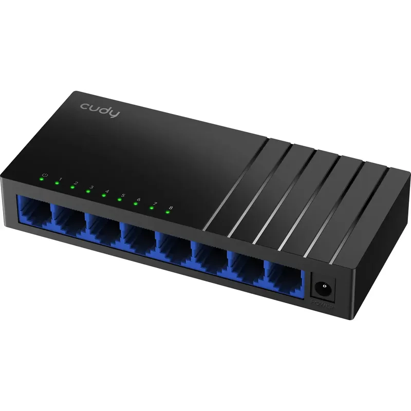 GS108D CUDY GS108D 8-Port Gigabit Switch Netwerk switch 16 GBit/s de Cudy en Noir – photo produit
