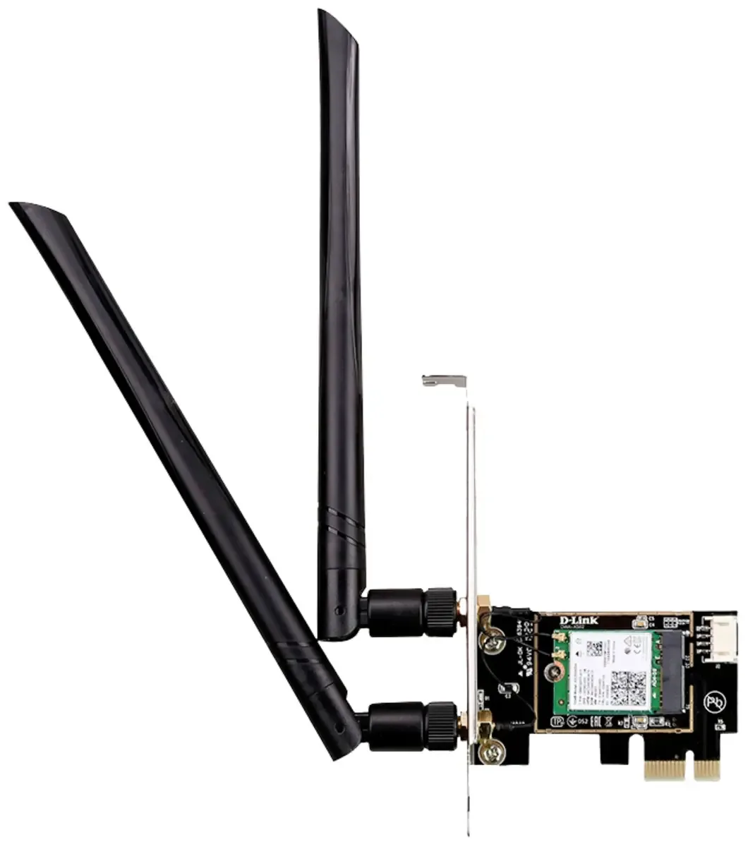 AX3000 wifi-adapter PCIe 2402 MB/s van D-Link – productfoto