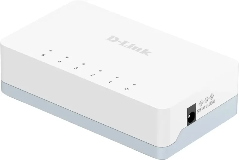 DES-1005C/V/E Ethernet Switch 5 Port 10 / 100 MBit/s van D-Link – productfoto