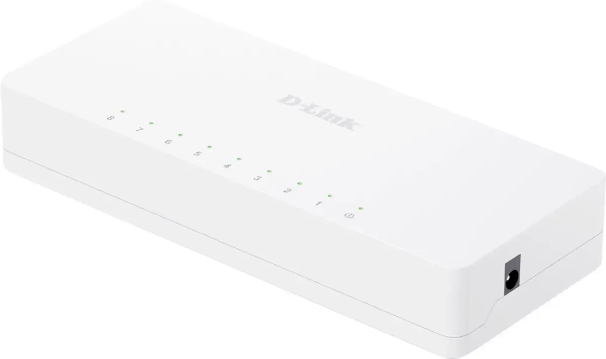 DES-1008C/V/E Switch Ethernet 8 ports 10 / 100 MBit/s de D-Link – photo produit
