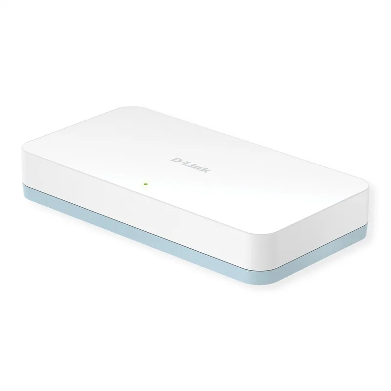 DGS-1008D - Netwerkswitch - 8 Poorten - Unmanaged von D-Link in Weiß – Produktfoto