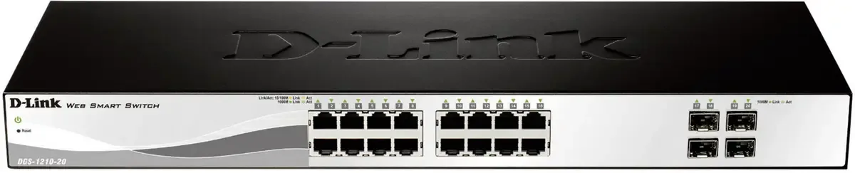 DGS-1210-20 DGS-1210-20 Netzwerk Switch 20 Port 1 GBit/s by D-Link – product photo