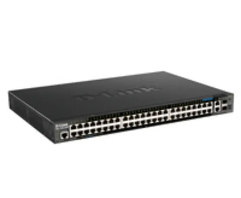 DGS-1520-52MP/E D-Link DGS-1520-52MP/E 52-Port Smart Man Netwerk switch de D-Link en Noir – photo produit