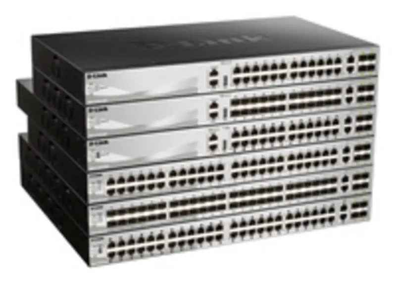 DGS-3130-30PS/E D-Link DGS-3130-30PS/E 30Port PoE Switch Netwerk switch från D-Link i Grå – produktbild