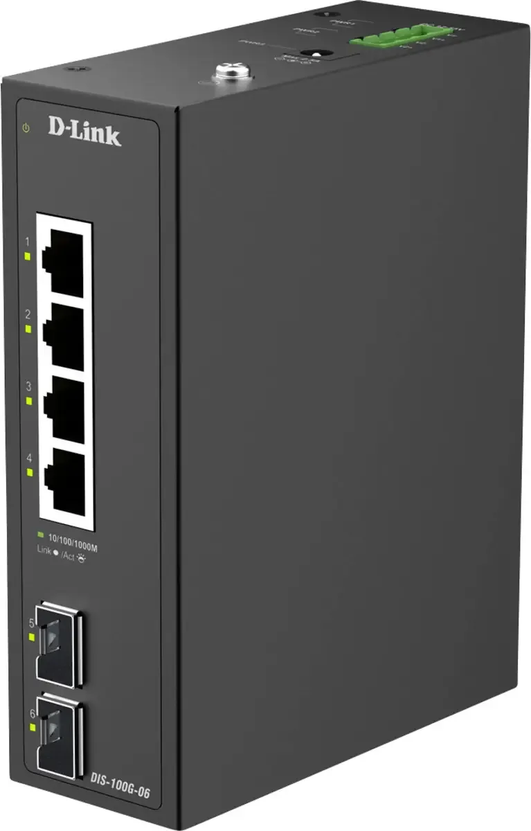 DIS-100G-06 DIS-100G-06 Netwerk switch 12 GBit/s de D-Link en Noir – photo produit