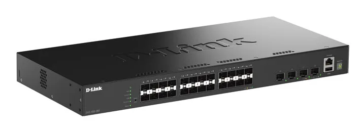 Switch 440mm D-Link DGS-1530-28S 4*SFP+/24*SFP retail van D-Link – productfoto