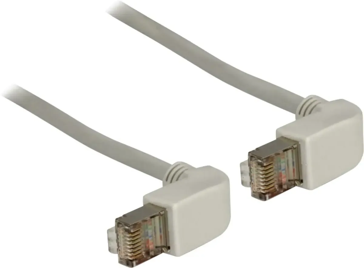 Delock 83510 RJ45 Netwerkkabel, patchkabel CAT 5e S/FTP 0.50 m 1 stuk(s) från Delock i Grå – produktbild