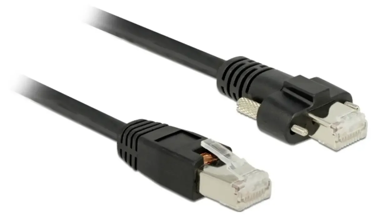 Delock 85669 RJ45 Netwerkkabel, patchkabel CAT 6 S/FTP 3.00 m 1 stuk(s) van Delock in Zwart – productfoto