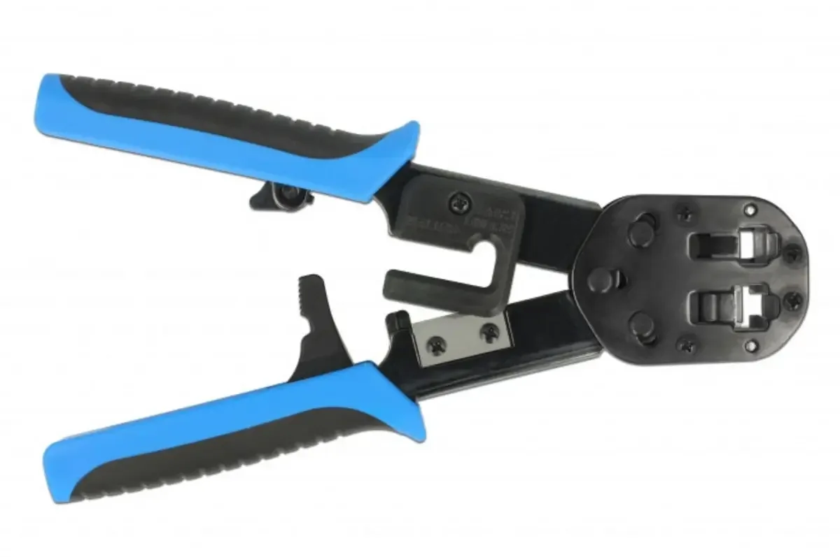 Delock 86450 Pince à sertir Adapté pour (spécifications réseau (CAT)): CAT 6, CAT 5e de Delock – photo produit