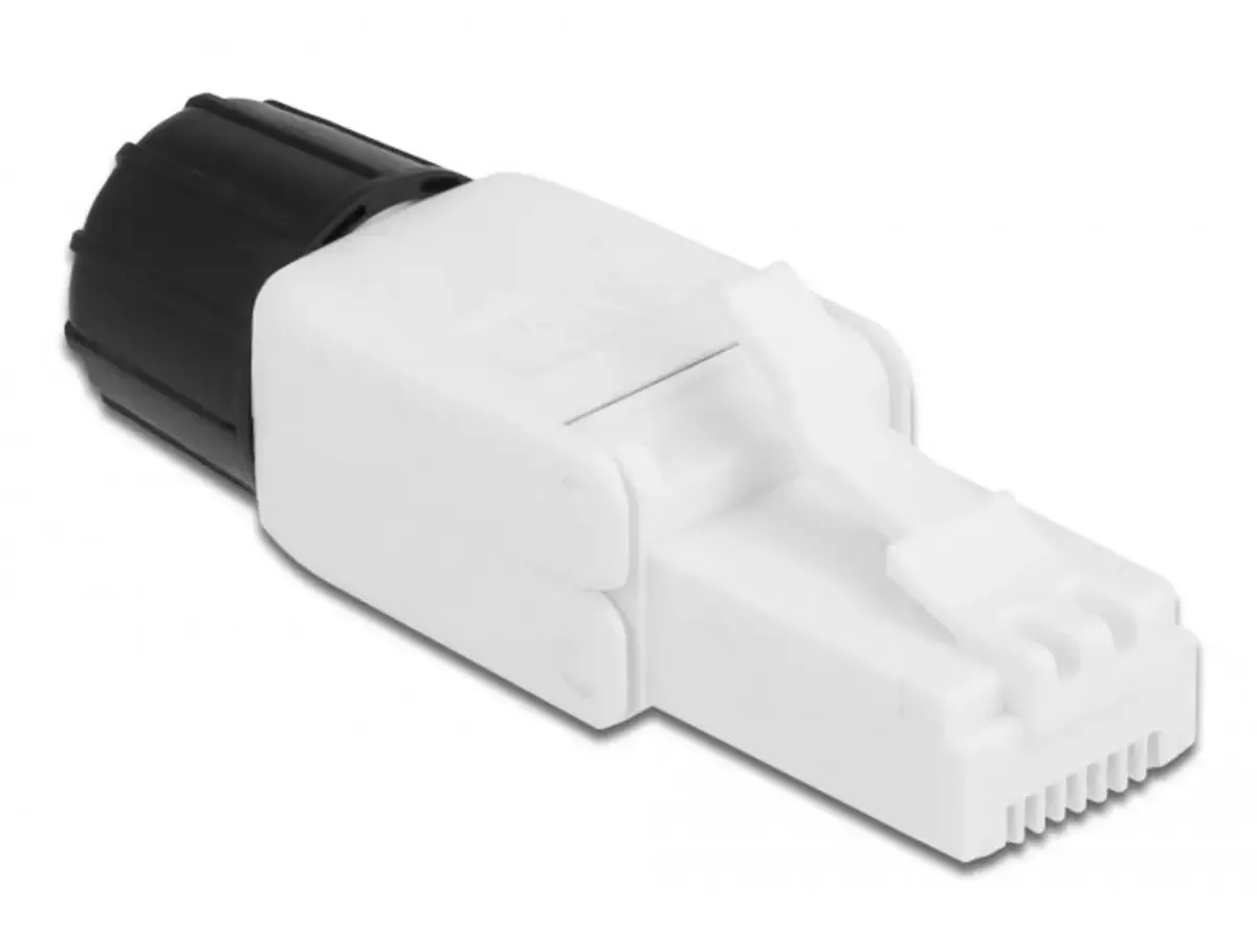 Delock 86977 Fiche RJ45 CAT.6 UTP sans outil 86977 blanc 1 pc(s) de Delock – photo produit