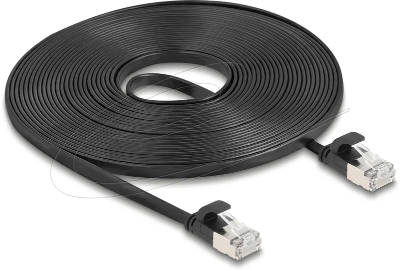 netwerkkabel 7,5 m Cat6a U/FTP (STP) by Delock in Black – product photo
