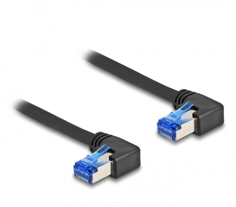 SFTP CAT6a netwerkkabel | haaks (links) / haaks (links) | LSZH | 2 meter de Delock en Noir – photo produit
