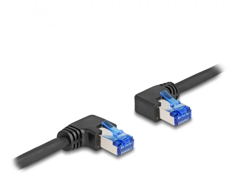 SFTP CAT6a netwerkkabel | haaks (links) / haaks (rechts) | LSZH | 1 meter de Delock en Noir – photo produit
