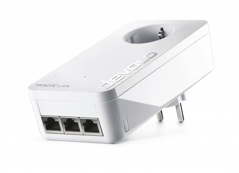Magic 2 LAN triple 2400 Mbit/s Ethernet LAN 1 stuk(s) by devolo in White – product photo