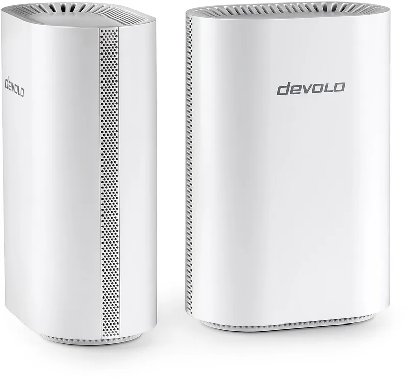WiFi 7 Mesh BE9300 Tri-Band 2-Pack - wifi‑mesh­-systeem - tot 9.300 Mbps by devolo in White – product photo