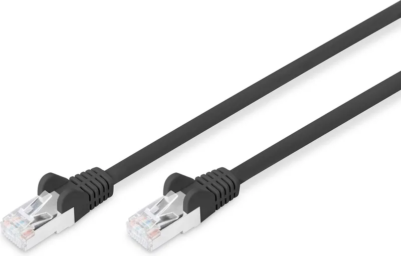CAT6 sFTP kabel 1 meter van Digitus in Zwart – productfoto
