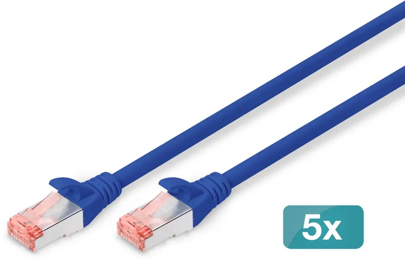 CAT6 sFTP kabel 10 meter - 10 stuks by Digitus in Blue – product photo
