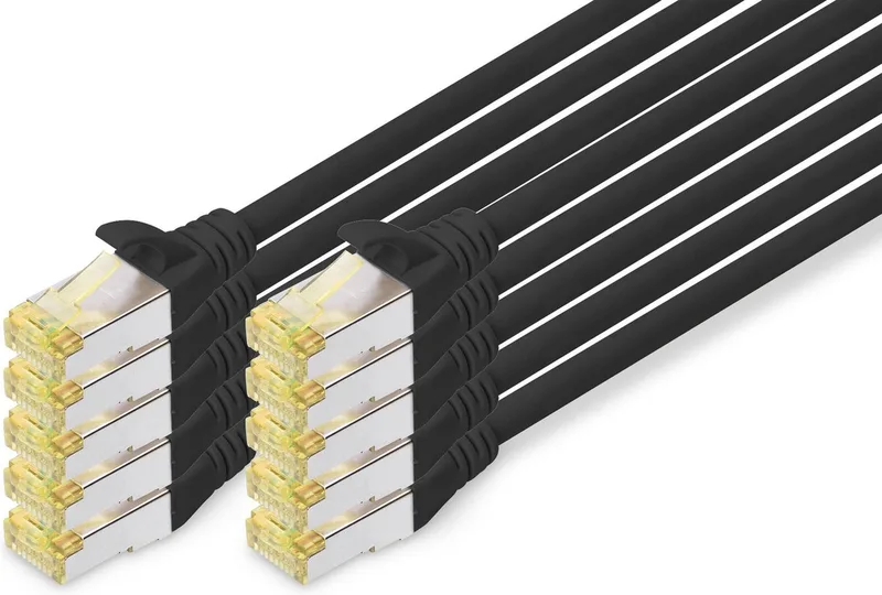 CAT6a sFTP kabel 0.5 meter de Digitus en Noir – photo produit