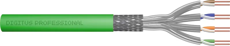 CAT8.2 sFTP kabel op rol 500 meter vaste kern koper by Digitus in Green – product photo