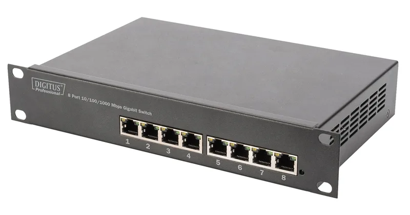 DIGITUS 10, Gigabit Switch, 8-Port by Digitus – product photo